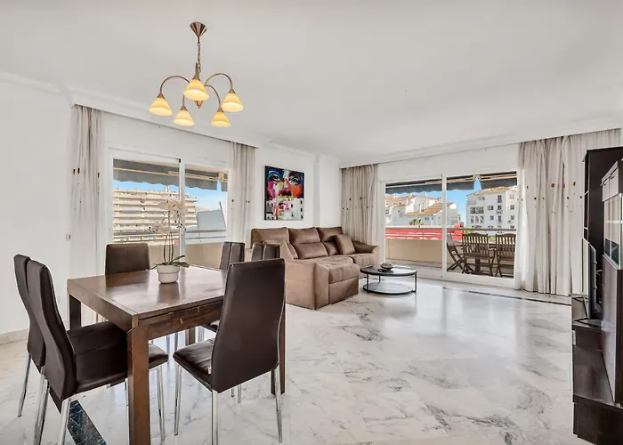 Letsmarbella - Grand 3Br Corner Apt - Marina Banus